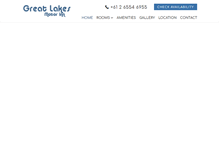 Tablet Screenshot of greatlakesmotorinn.com.au